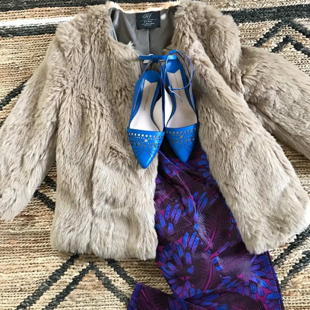 Zara Faux Fur Jacket